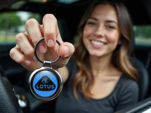 Lotus Llaveros Personalizados Logo Premium Metal